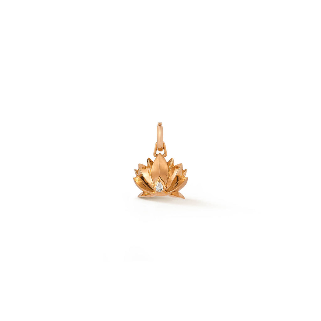 Mini Lotus Charm