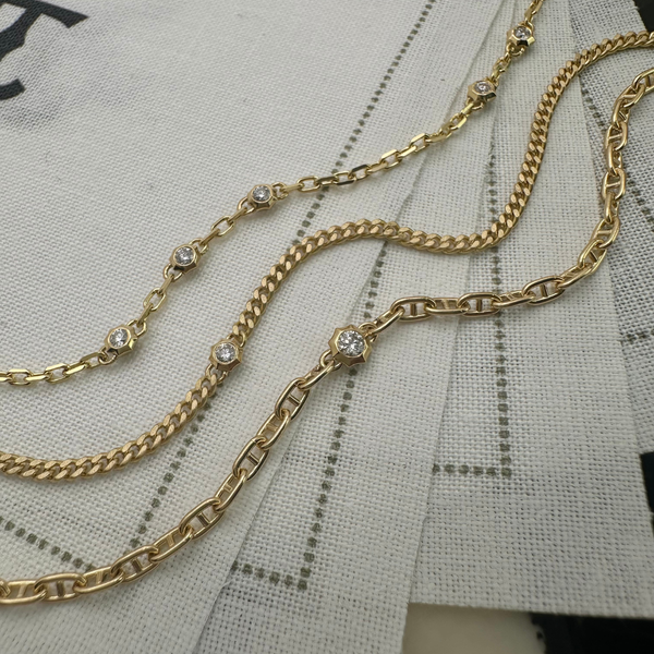 Sophisticate Charm Bracelet on Anchor Chain, Archive Sale