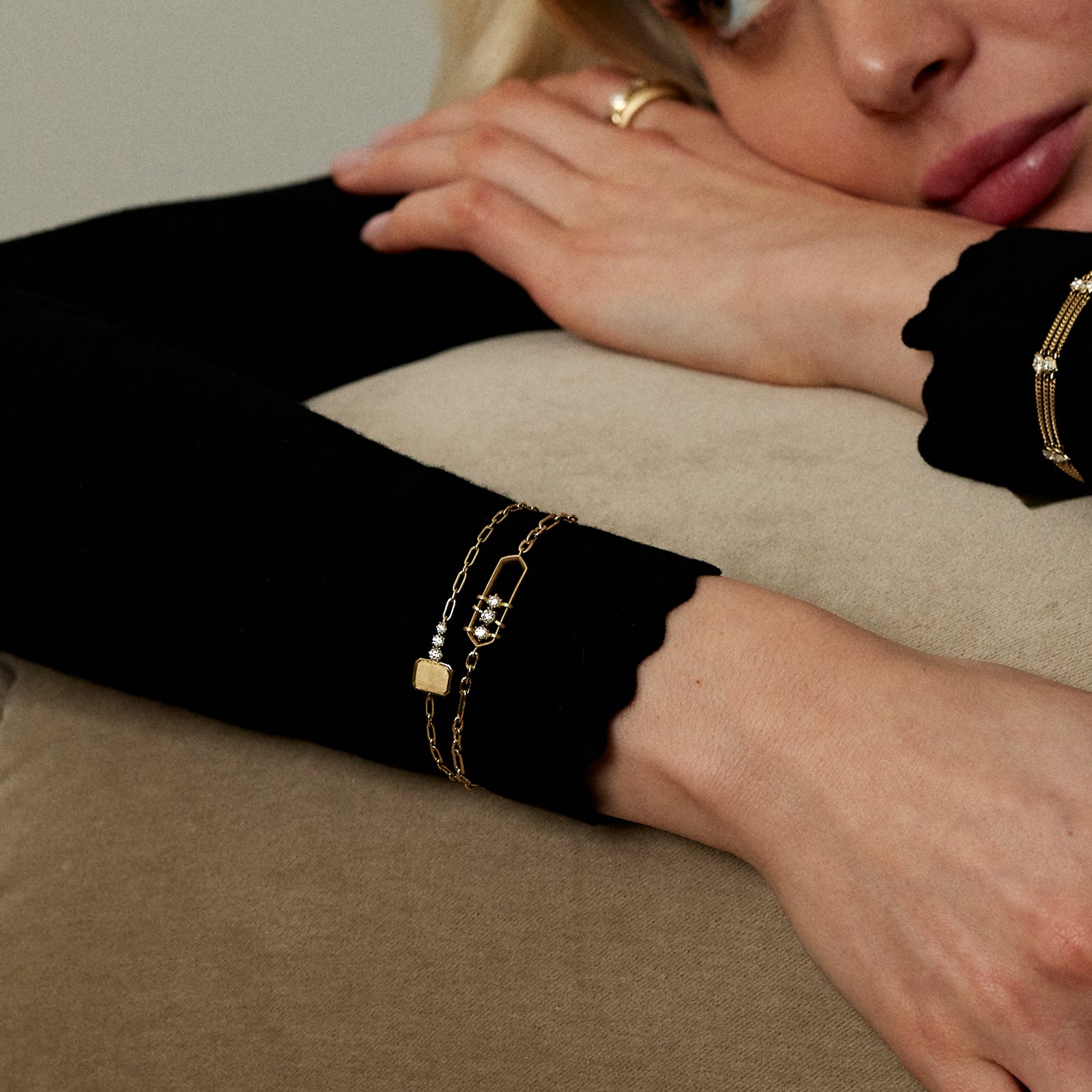 Mini Catherine Key Wrap Bracelet – Jade Trau