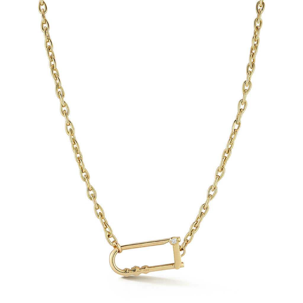Georgie Diamond Lock Necklace