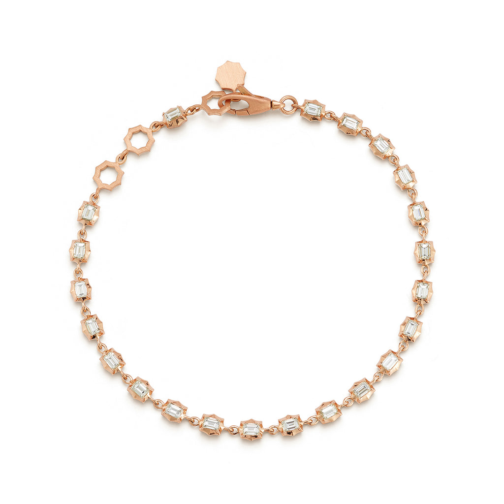 Small Vanguard Diamond Tennis Bracelet