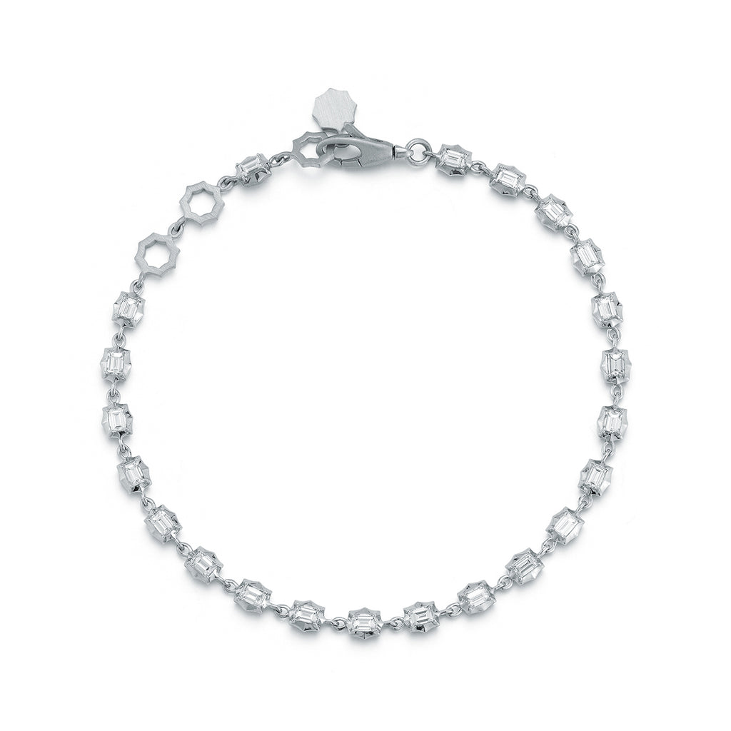 Small Vanguard Diamond Tennis Bracelet
