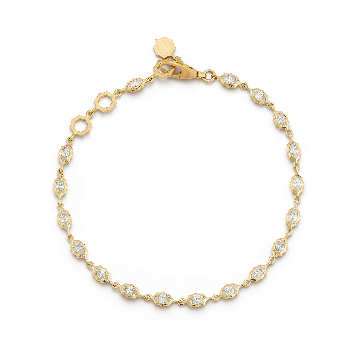 Small Maverick Diamond Line Bracelet