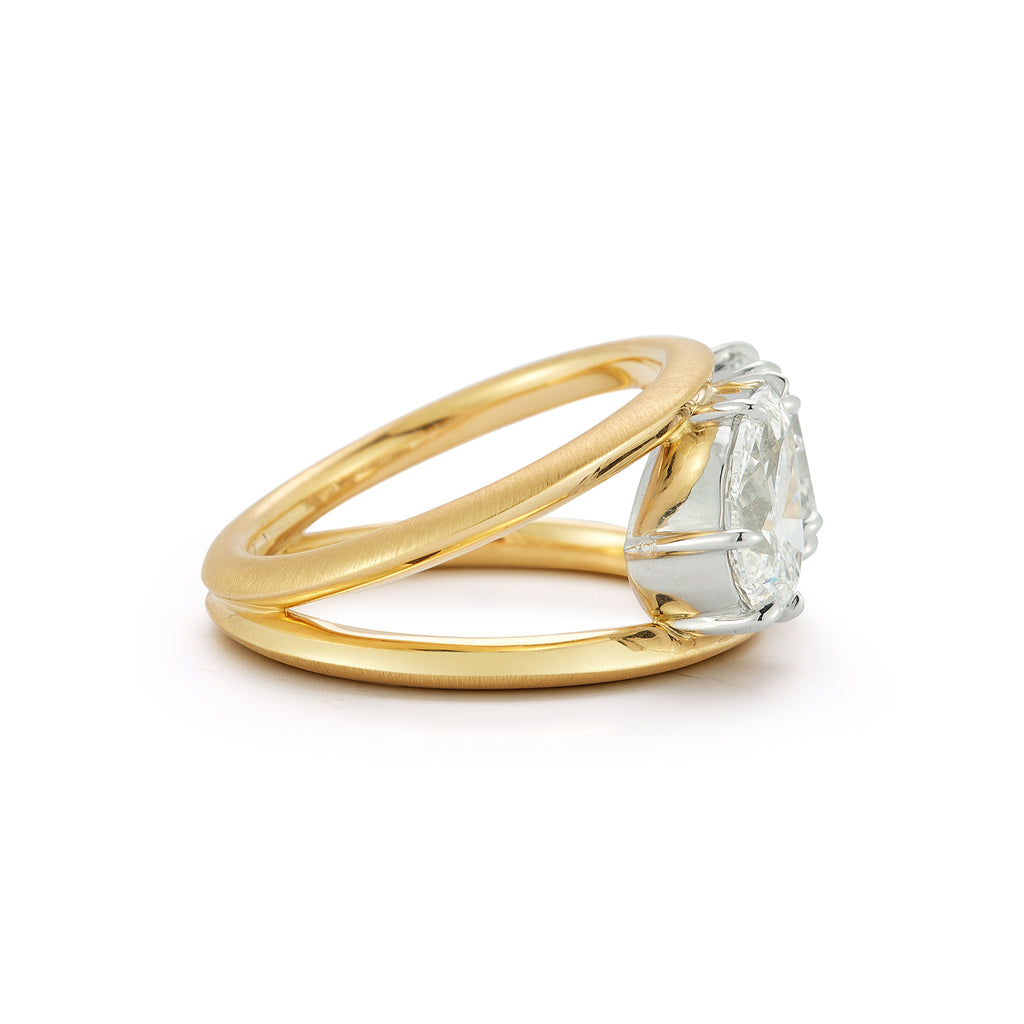 Sadie Two Stone Ring (Setting Only)