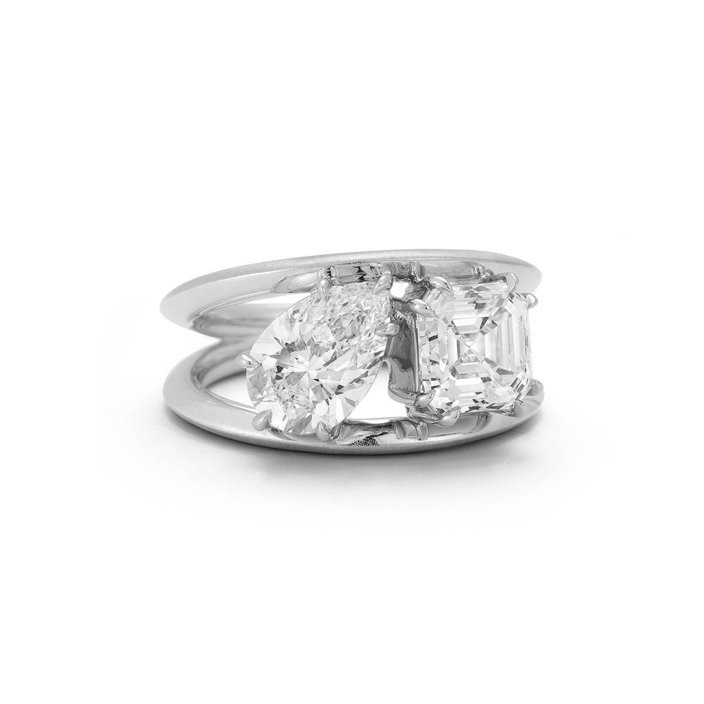 Sadie Two Stone Ring (Setting Only)