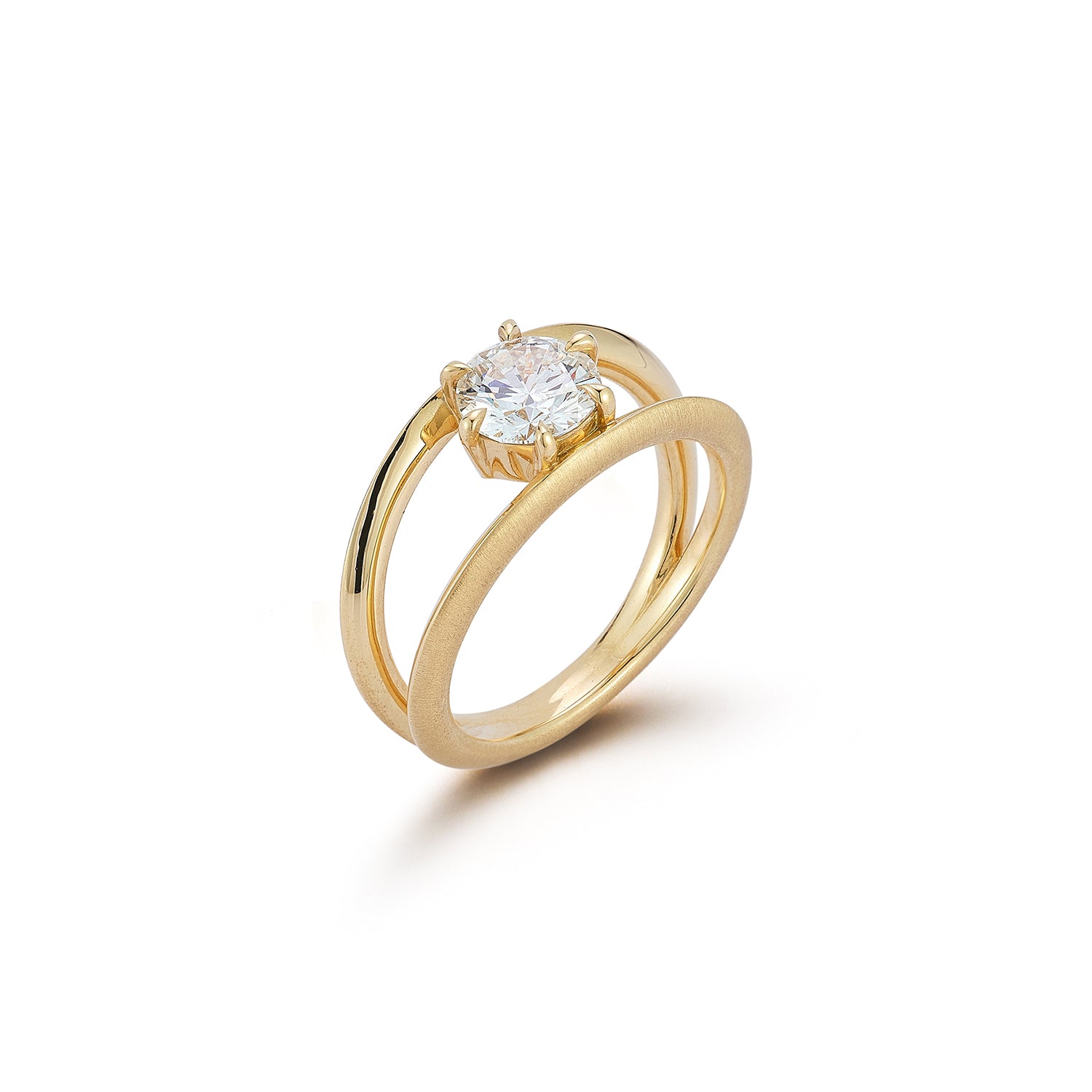 Sadie Round Solitaire Ring (1.01tcw)