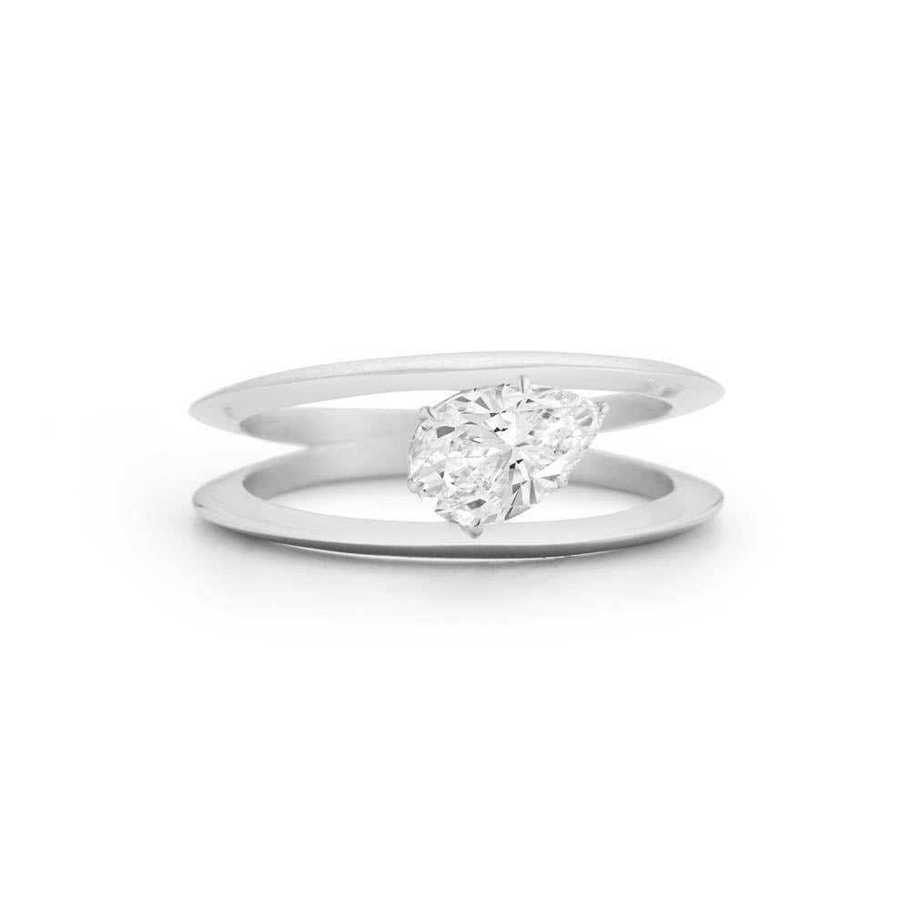 Sadie Solitaire Ring, Fancy Center (Setting Only)