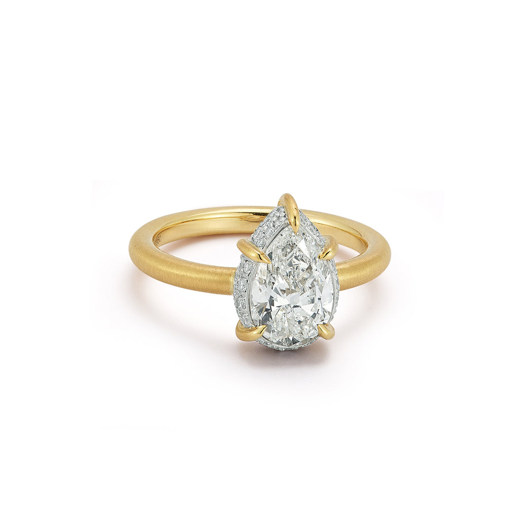 Scarlett Solitaire Ring, Fancy Center