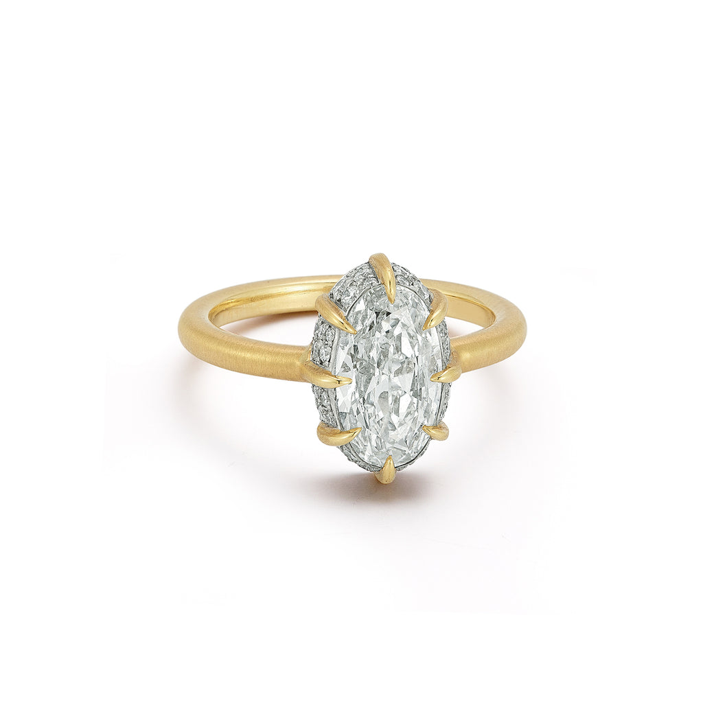 Scarlett Solitaire Ring, Fancy Center
