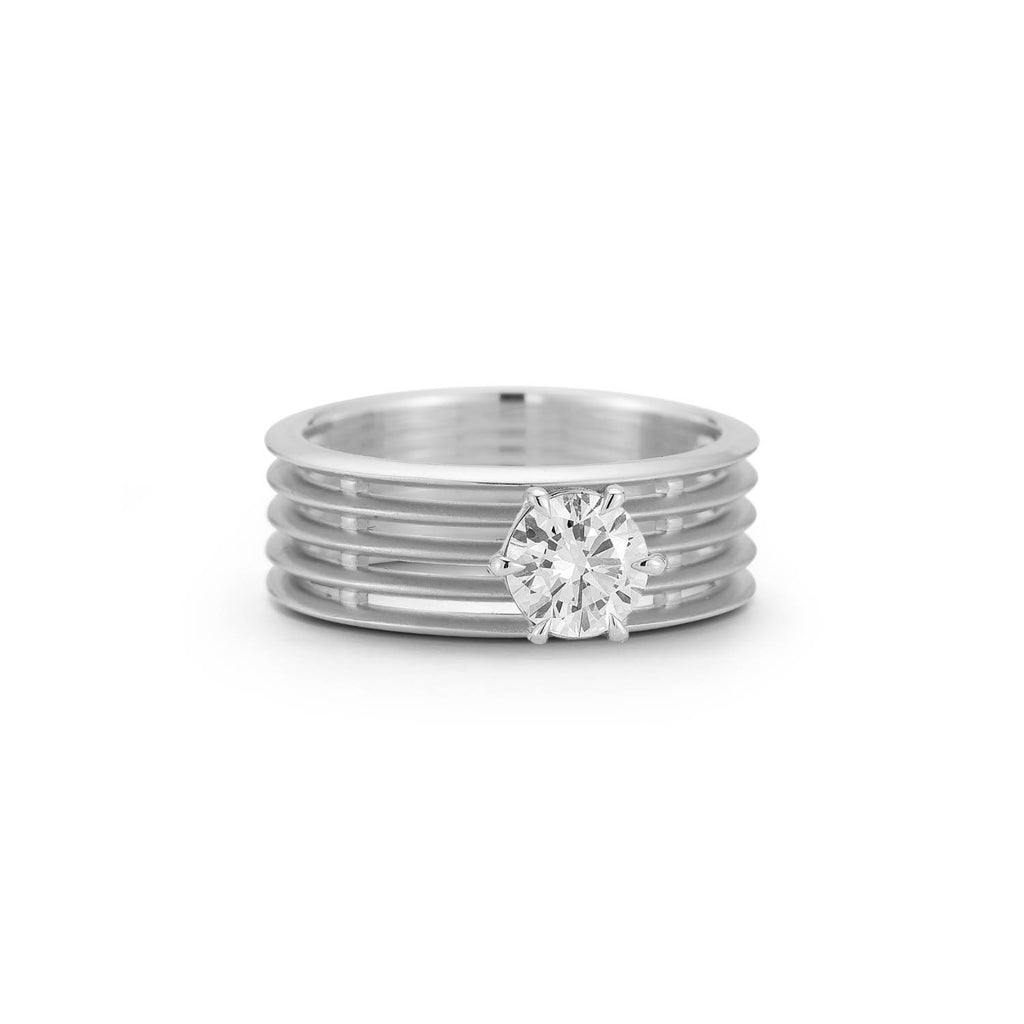 Crosby Ring, Round Center (Setting Only)