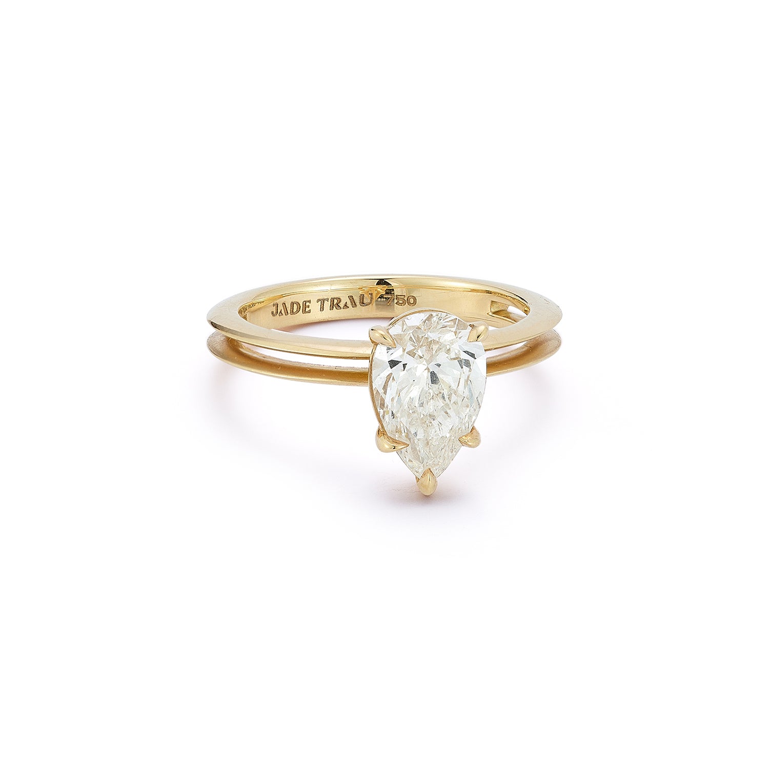 Jane Pear Solitaire Ring (1.70tcw)