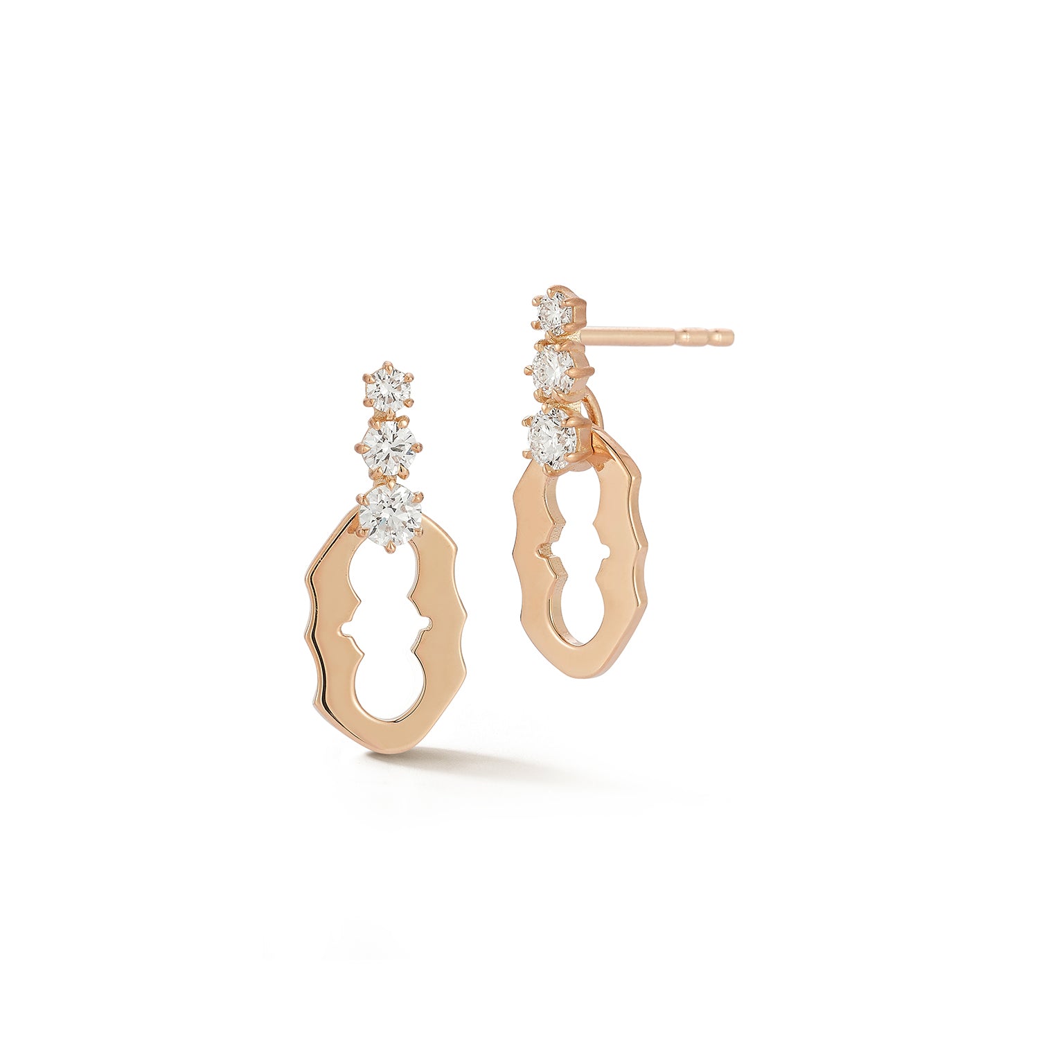 Sophia 3-Stone Drops