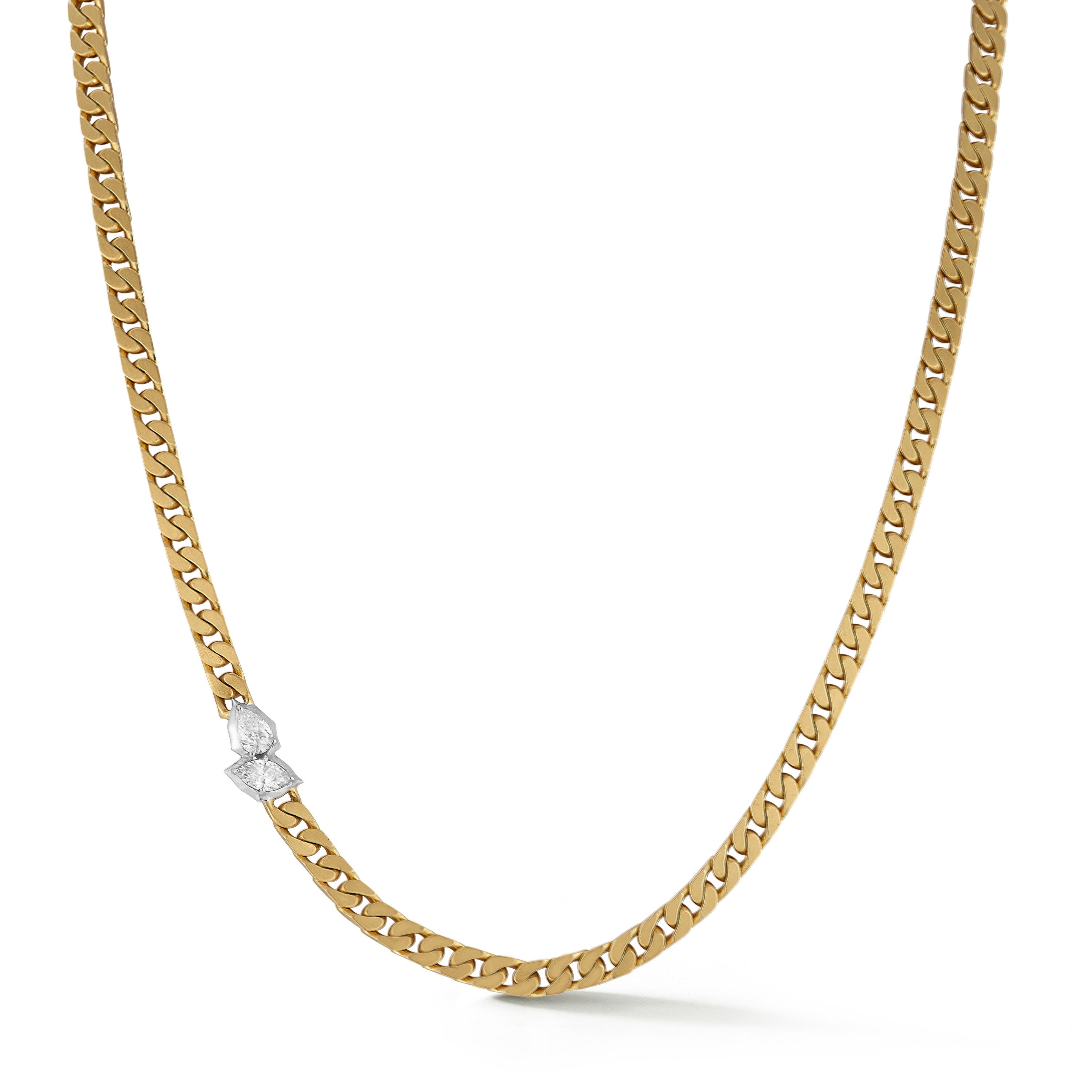 Poppy Two-Tone Curb Necklace