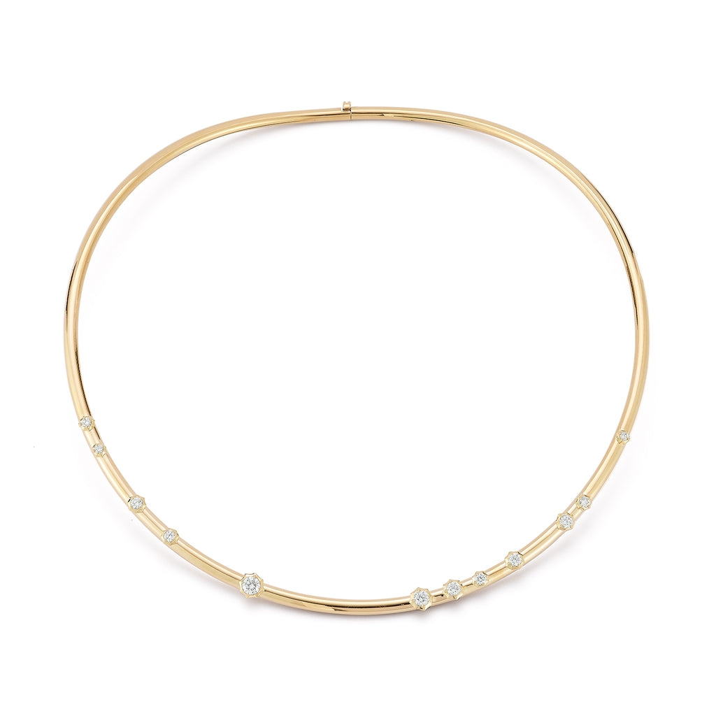 Constellation Diamond Plié Collar