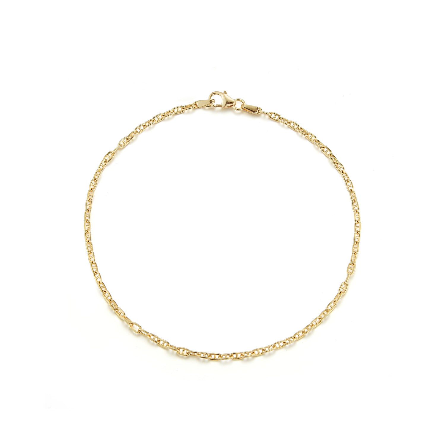Anchor Mariner Gold Chain Bracelet – Jade Trau