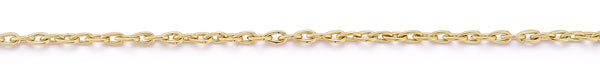 Small Pear Shaped Link Chain Bracelet