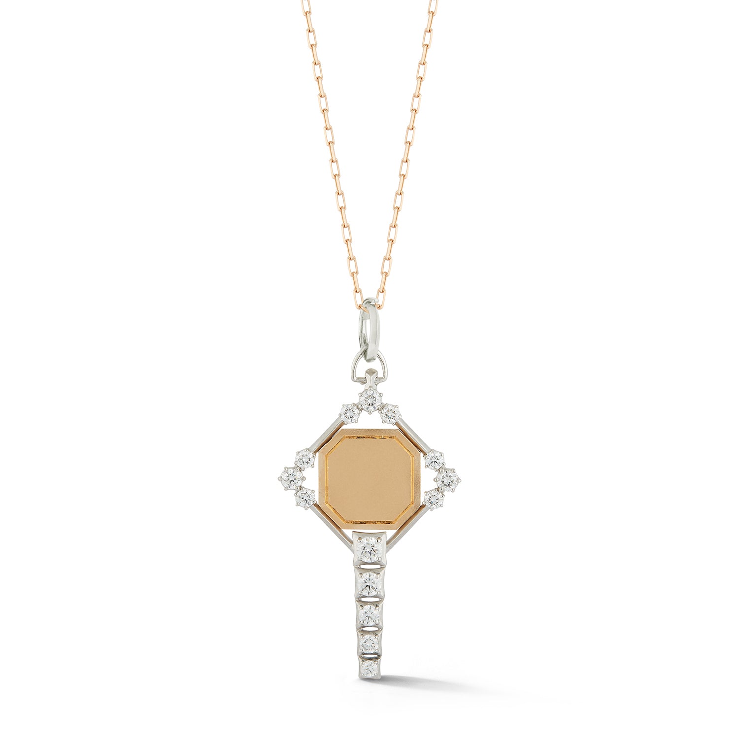Harlow Two-Tone Key Charm