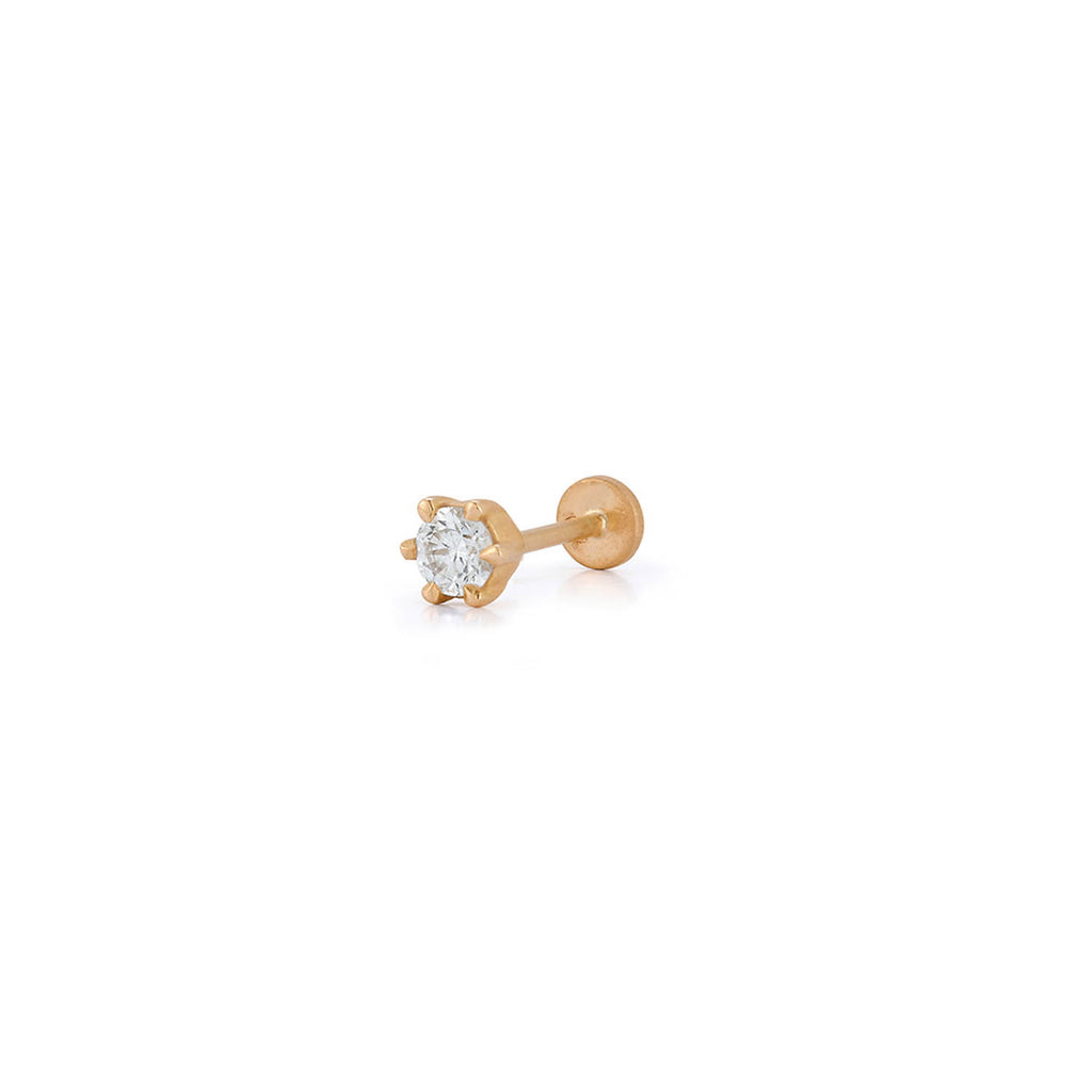 Penelope Diamond Piercing Stud