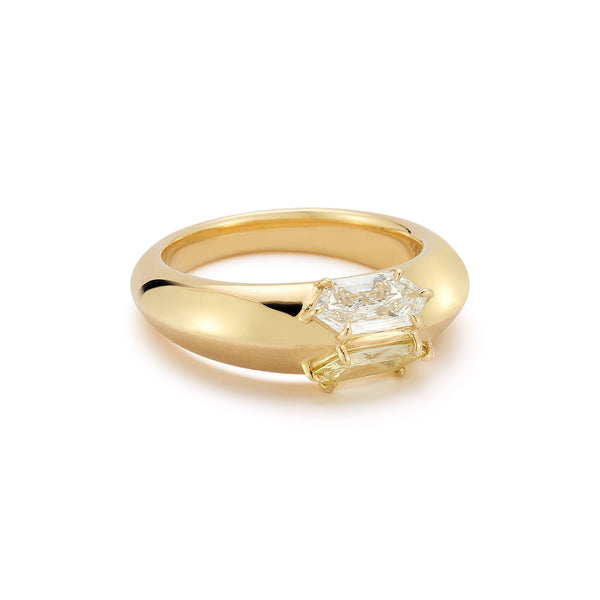 Frankie Double Hexagon Ring