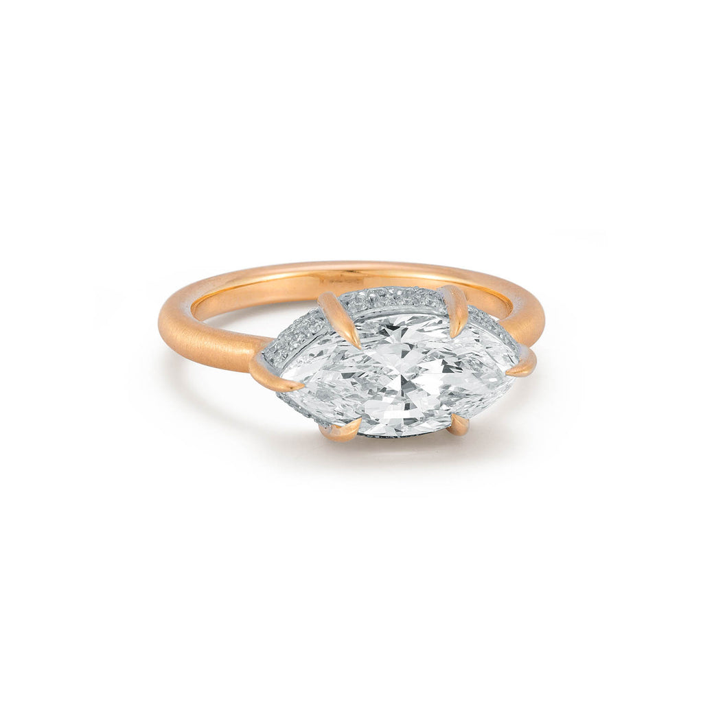 Scarlett Solitaire Ring, Fancy Center