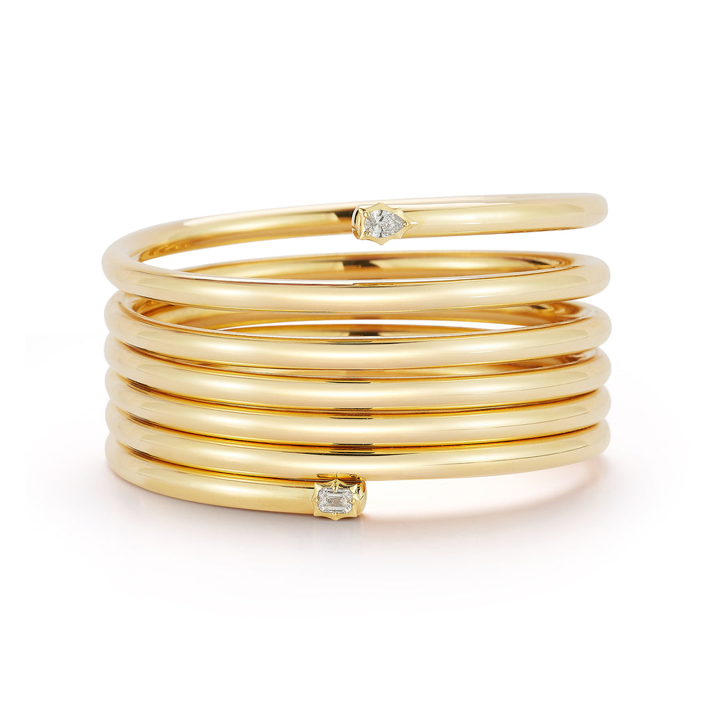 Plié 7 Row Alchemy Diamond Wrap Bracelet