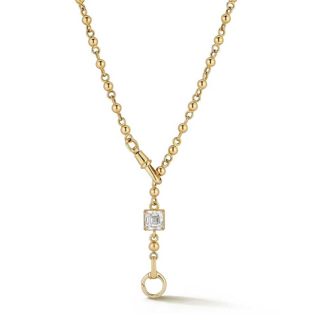 Sienna Lariat on 4mm Rose-Arie Chain