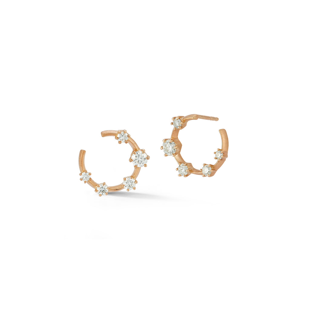 Medium Kismet Diamond Hoops