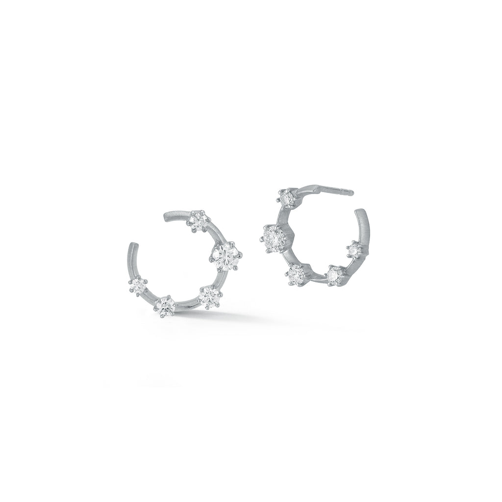 Medium Kismet Diamond Hoops