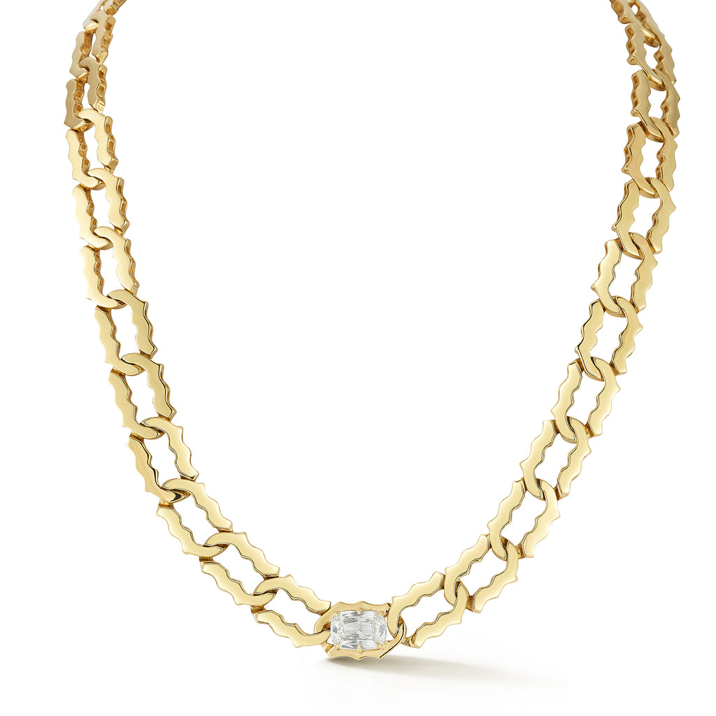 Sophia Cushion Solitaire Necklace