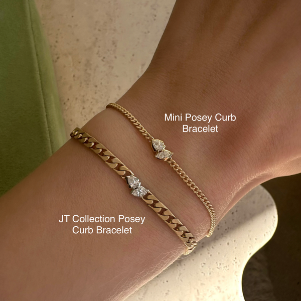 Mini Posey Charm Bracelet on Willa Chain, Archive Sale