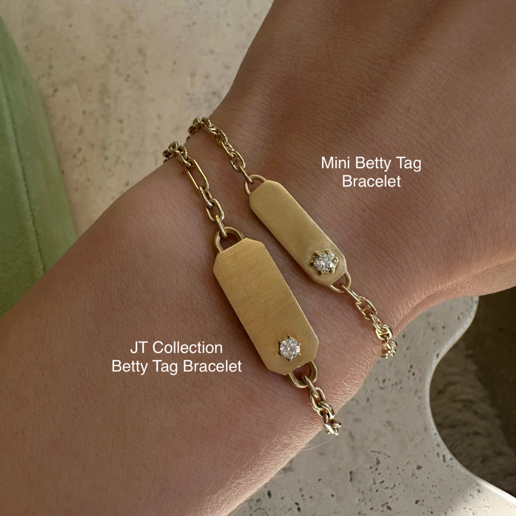 Mini Betty Tag Bracelet on Willa Chain, Archive Sale
