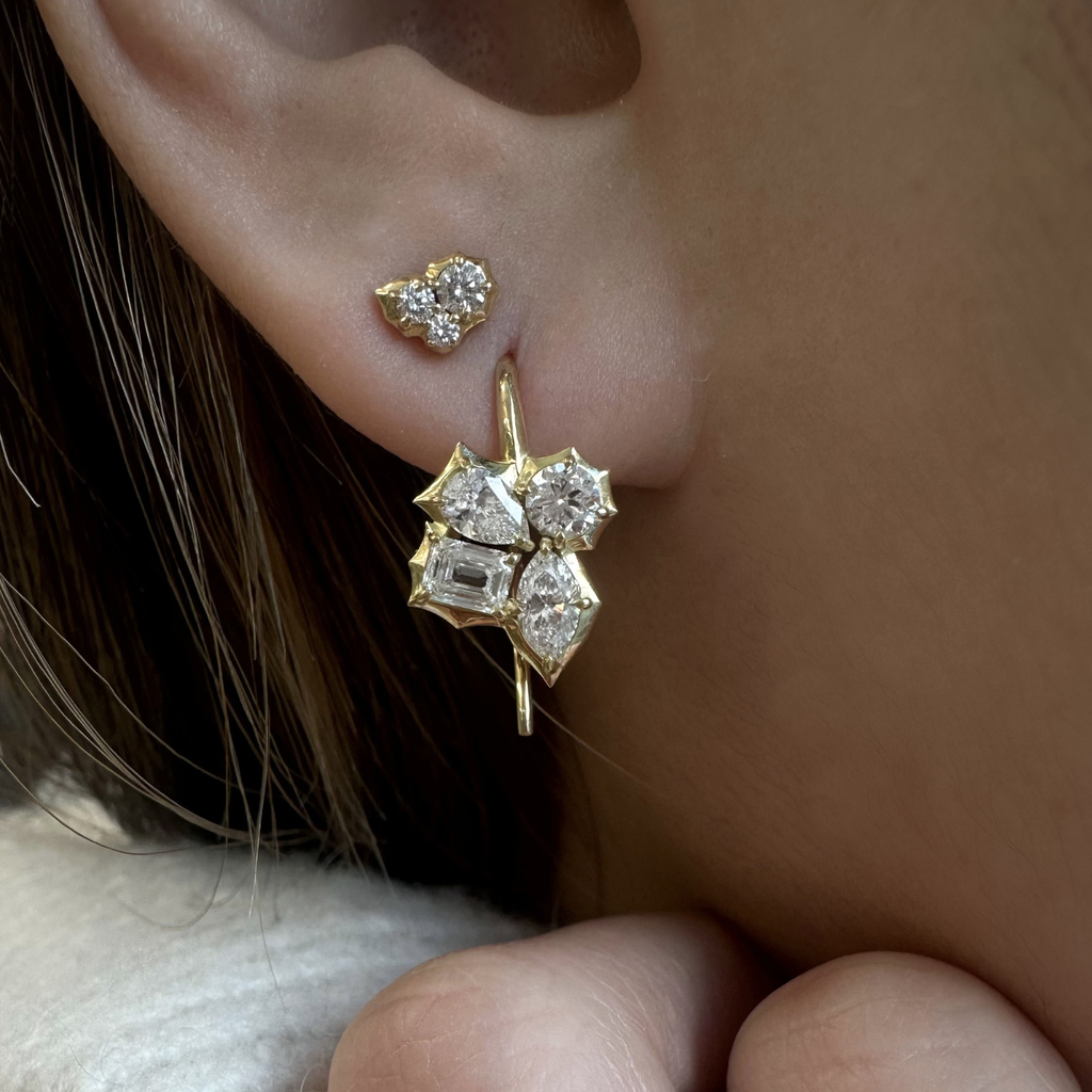 Mini Sophisticate Cluster Piercing Stud