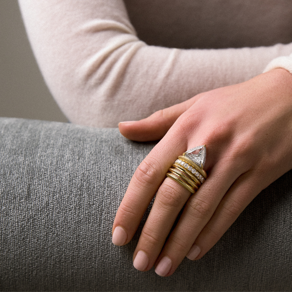 Hanging Scarlett Trillion Ring