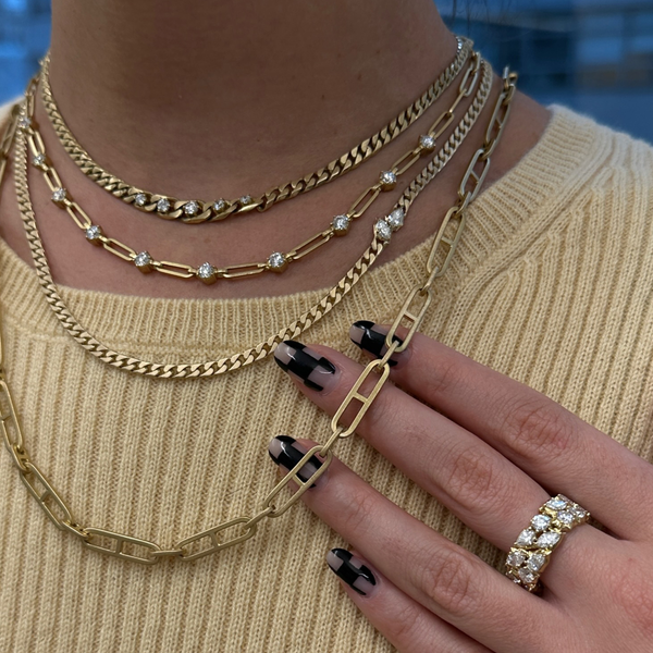 Poppy Chain Necklace, Archive Sale