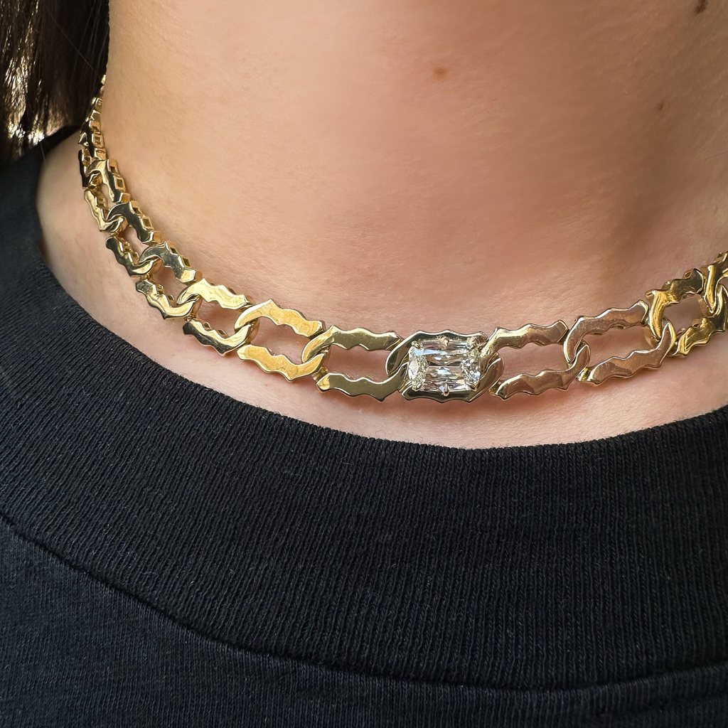 Sophia Cushion Solitaire Necklace