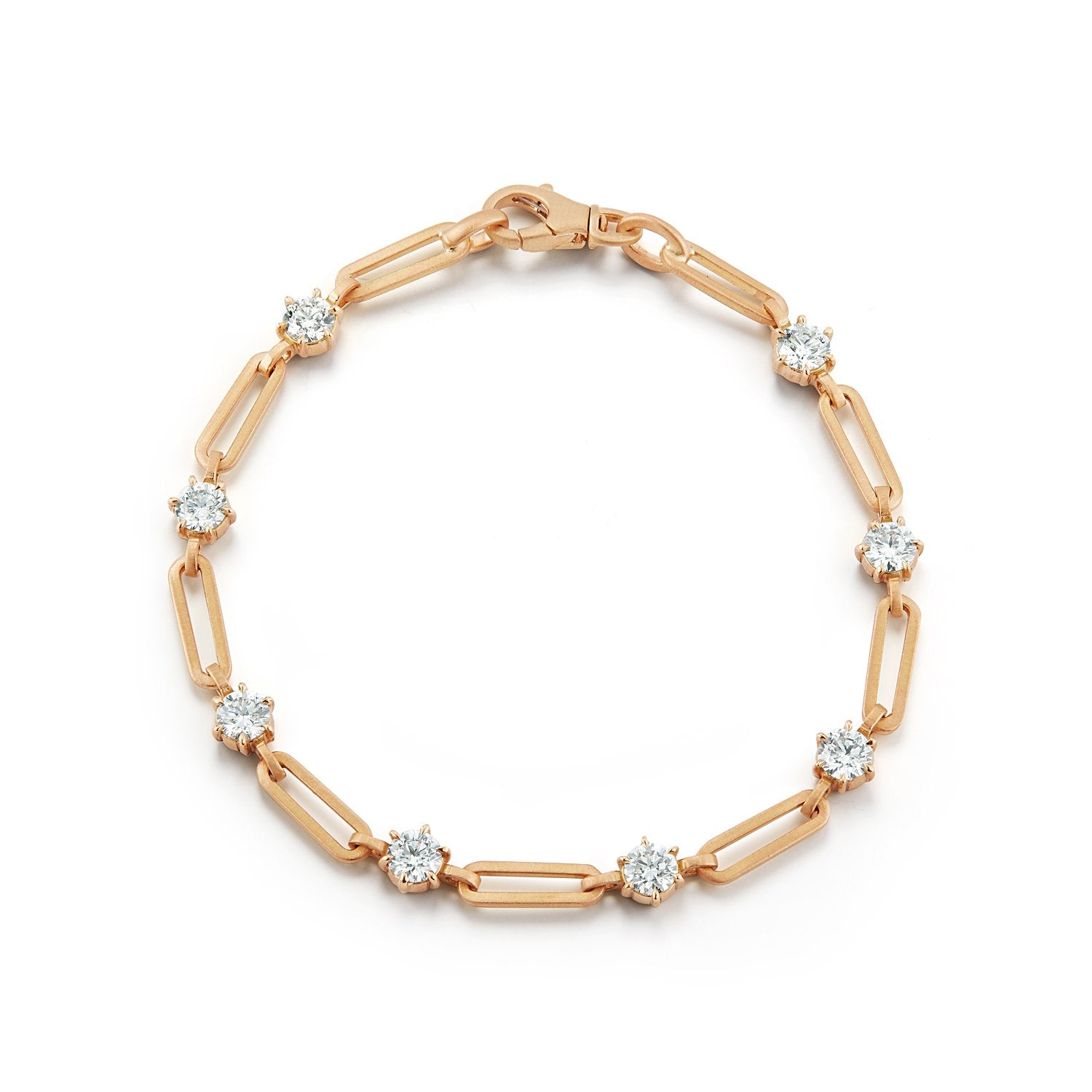 Phoebe Chain Bracelet in 18K Rose Gold