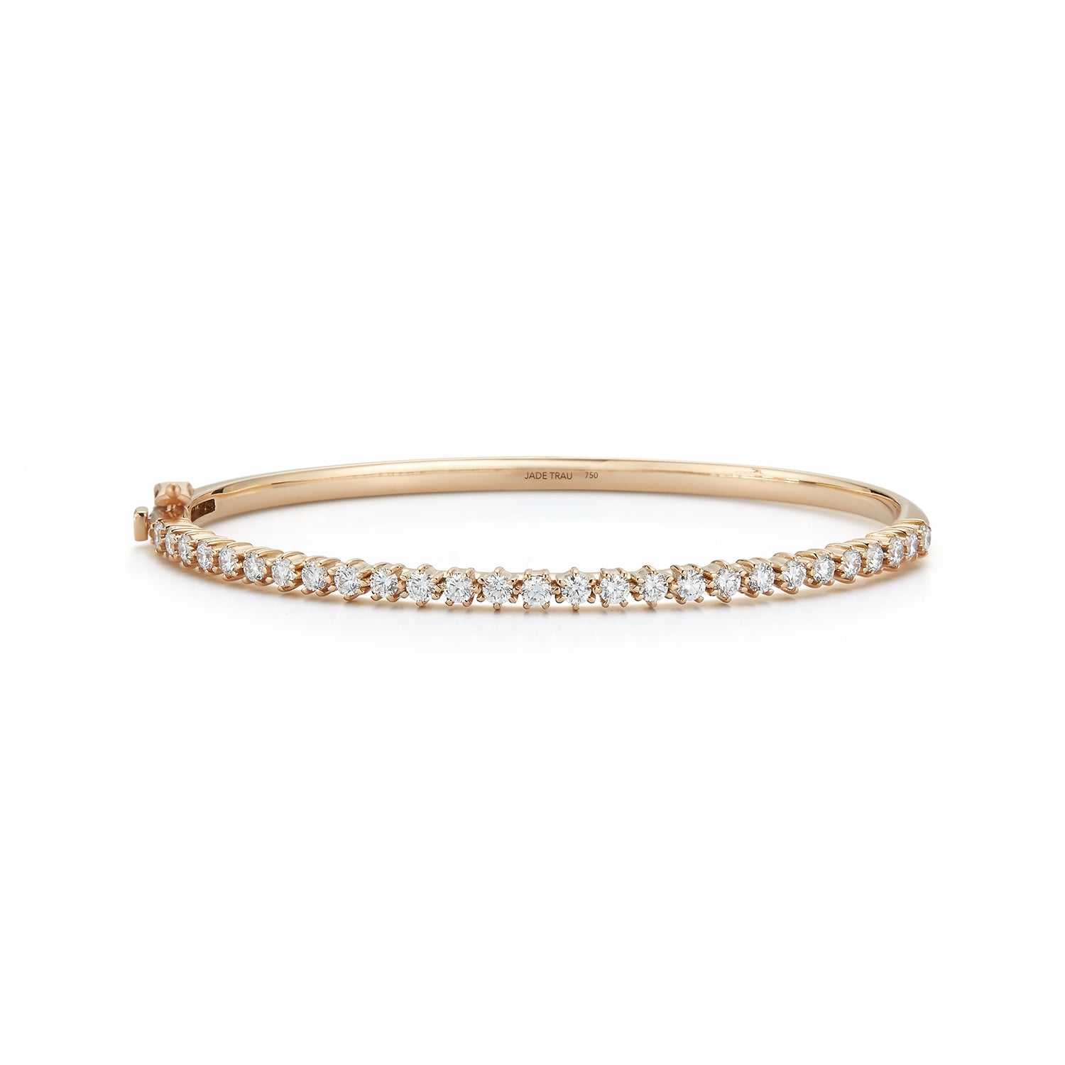 Catherine Diamond Cuff Bracelet in 18K Rose Gold