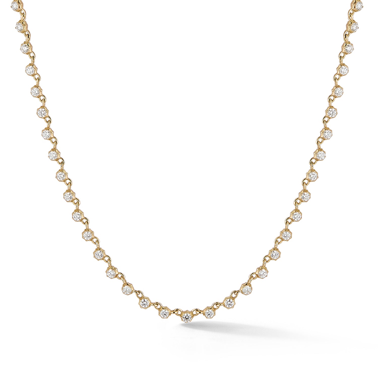 Small Sophisticate Riviera Choker in 18K Yellow Gold
