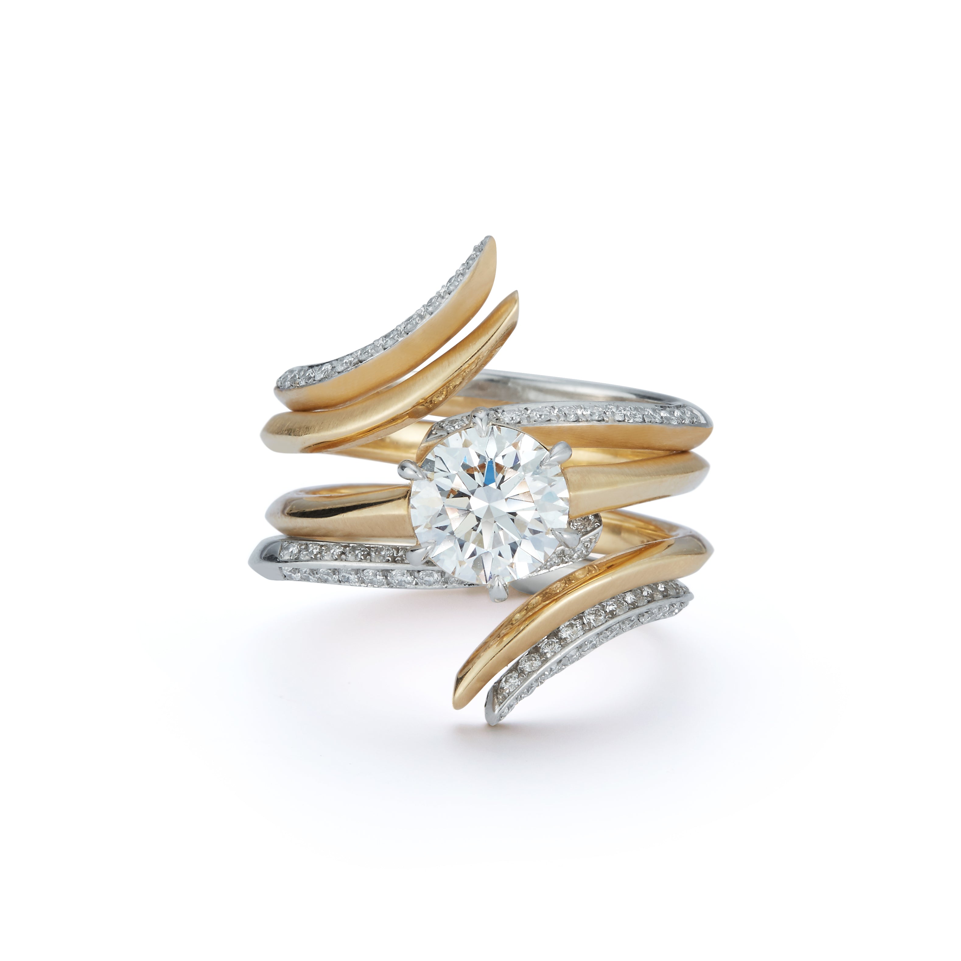 Faye Solitaire Wrap Ring (1.40tcw)