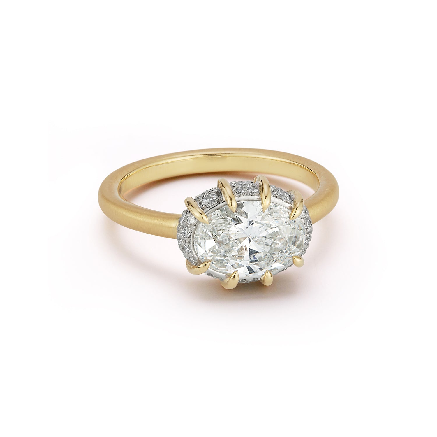 1.98tcw Scarlett Solitaire Ring in 18K Yellow Gold