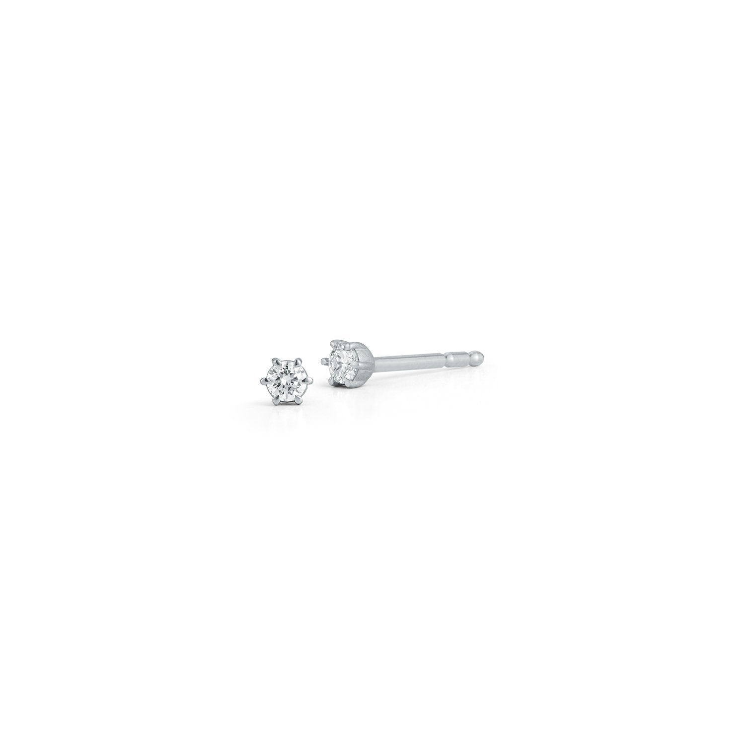 0.05tcw Penelope Studs in 18K White Gold