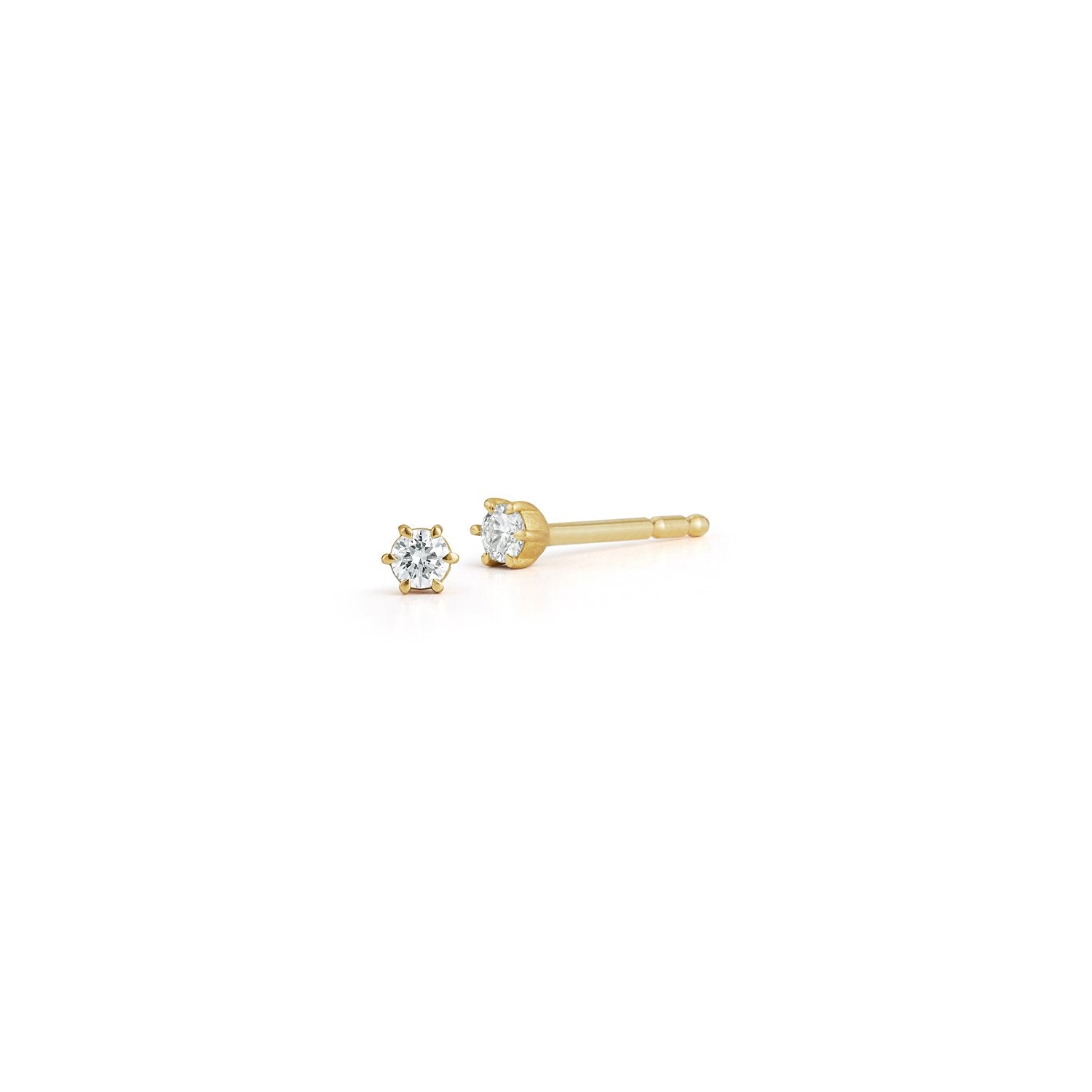 0.05tcw Penelope Studs in 18K Yellow Gold