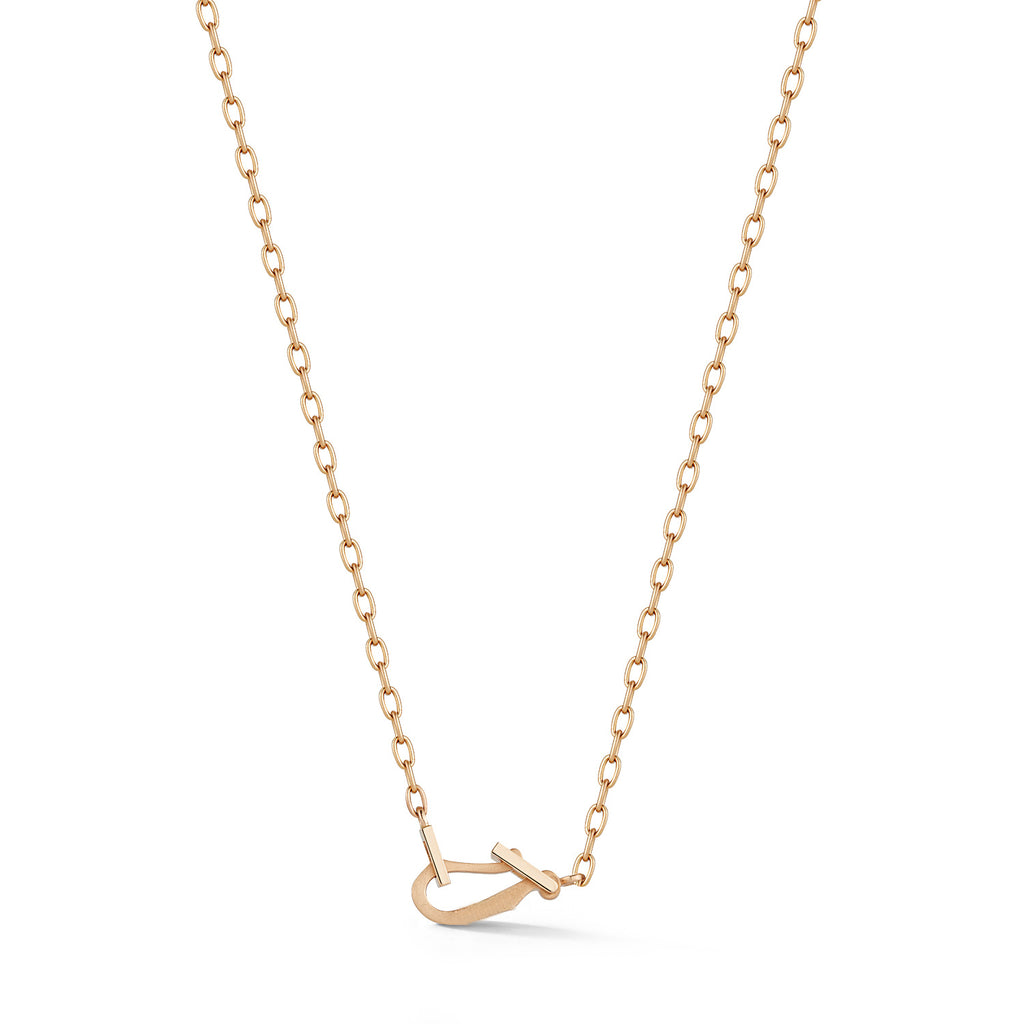 Mini Lola Necklace in 18K Rose Gold