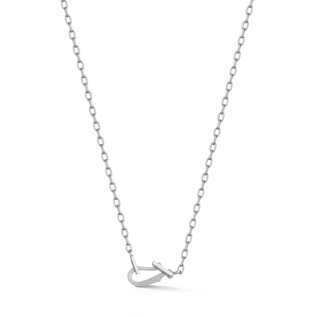 Mini Lola Necklace in 18K White Gold