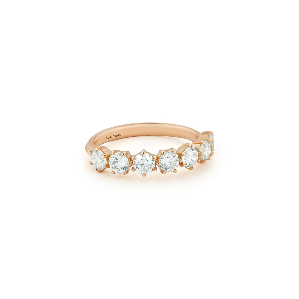 Catherine 1/2 Way Eternity No. 3 in 18K Rose Gold