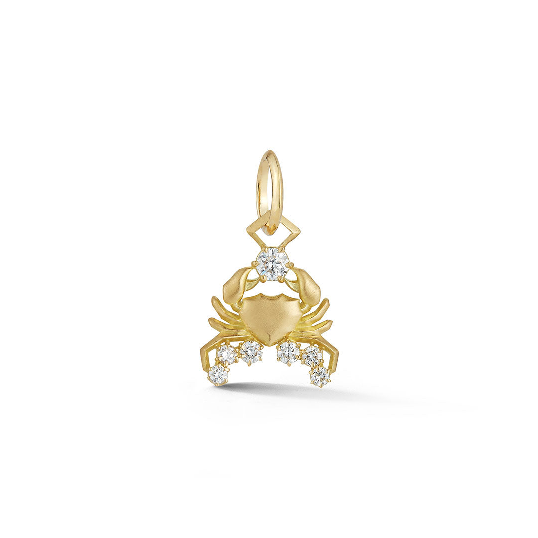 Cancer Charm in 18K Yellow Gold