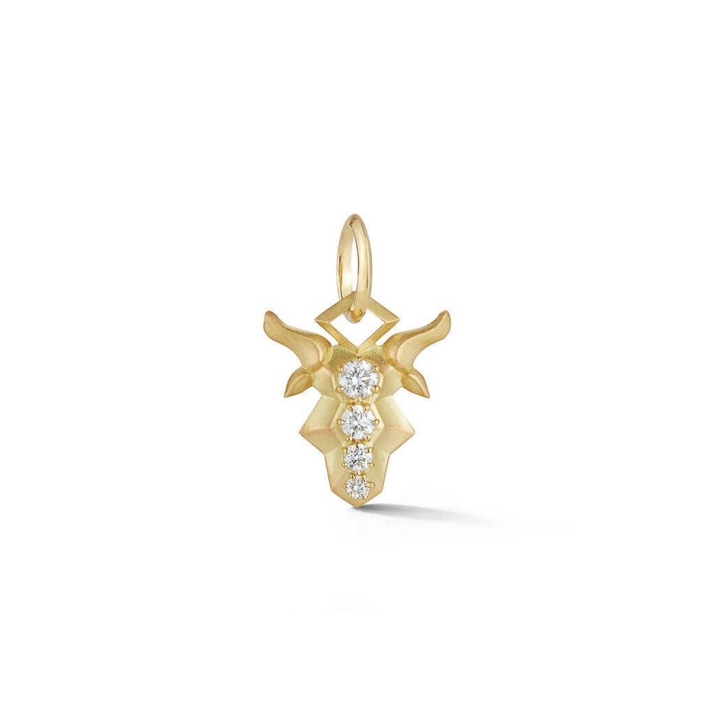 Capricorn Charm in 18K Yellow Gold