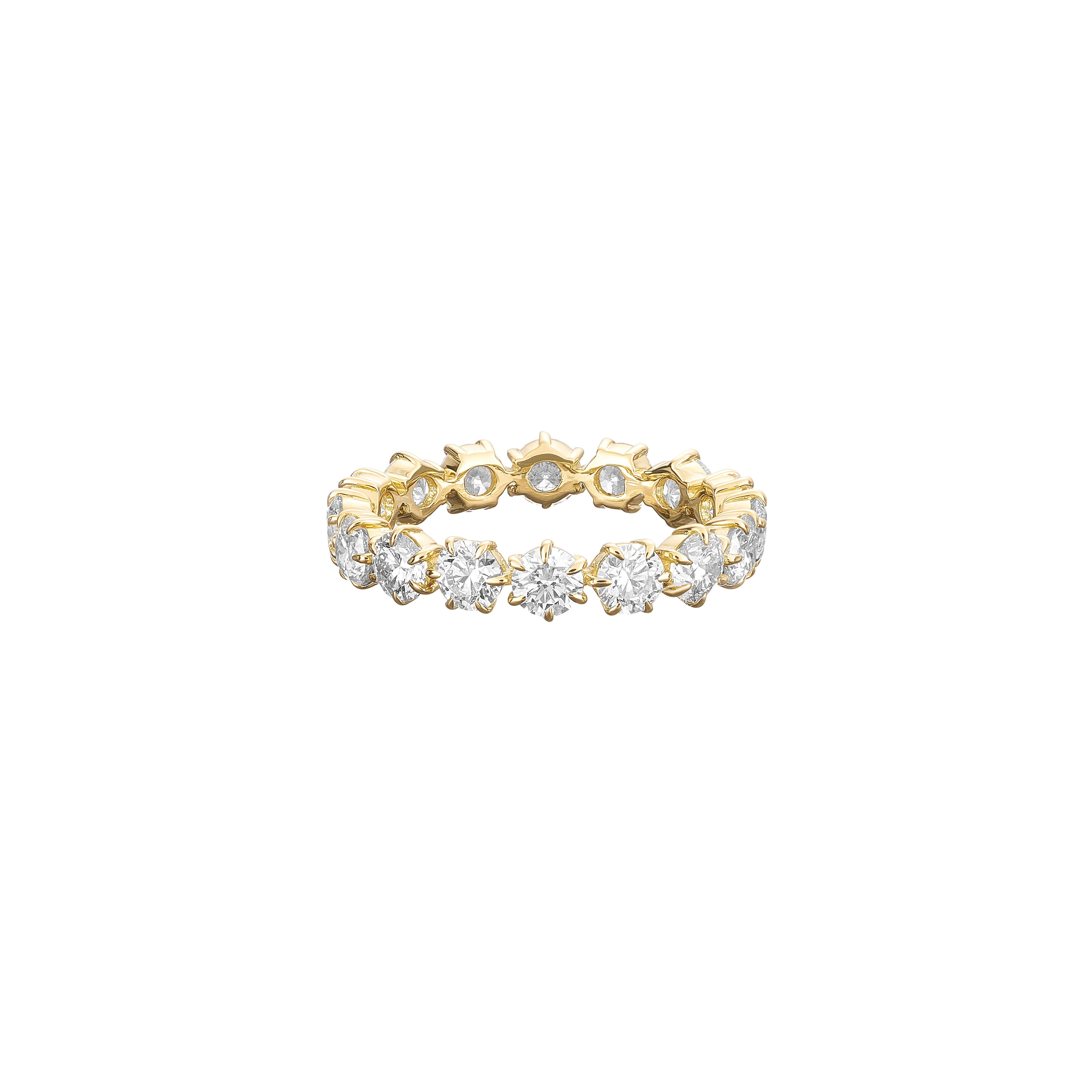 Catherine Eternity No. 3 in 18K Yellow Gold