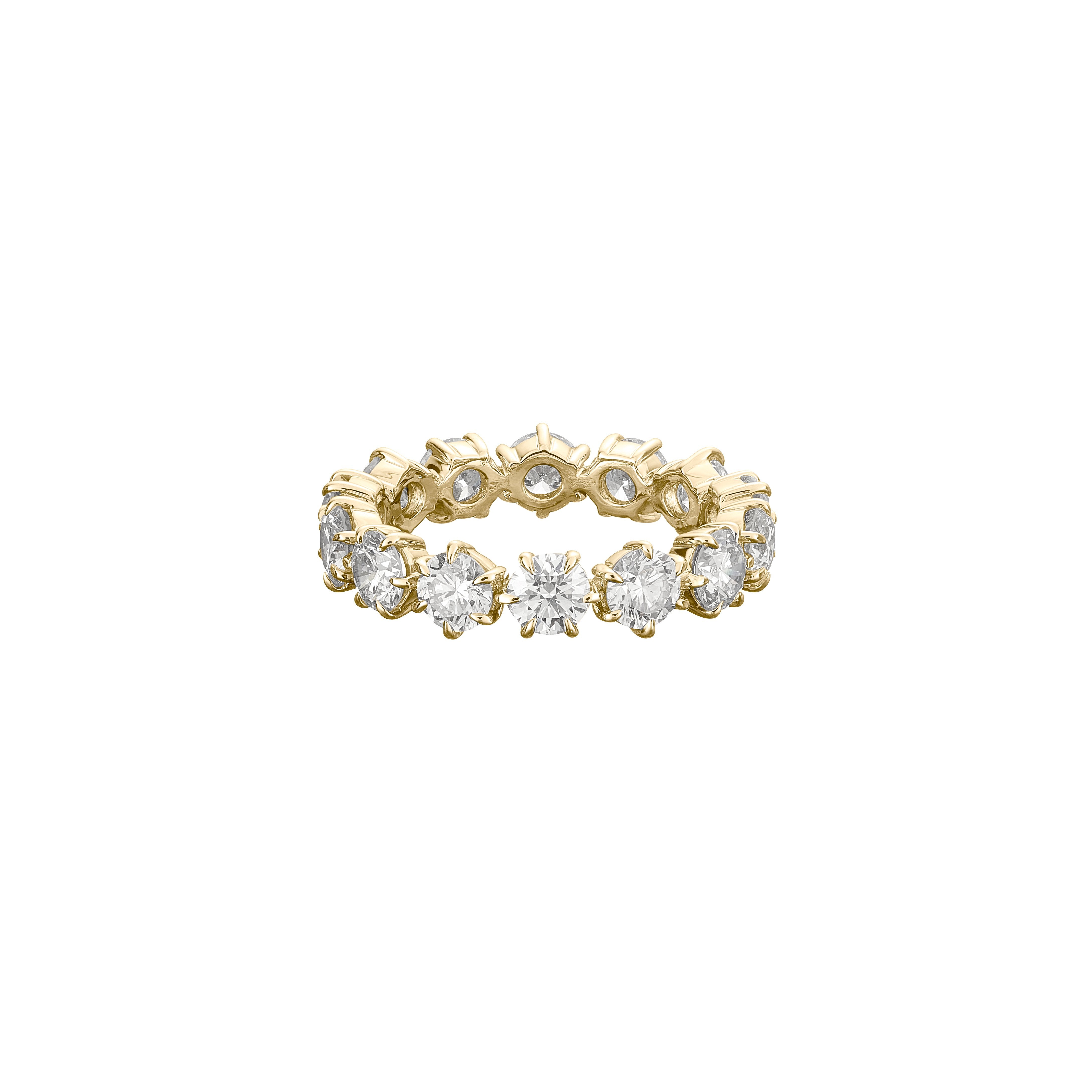 Catherine Eternity No. 4 in 18K Yellow Gold