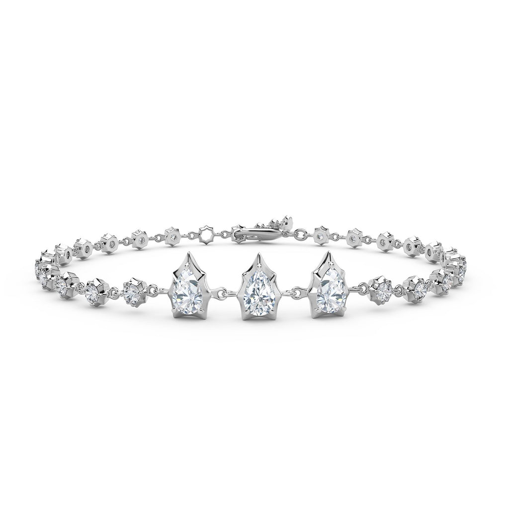 Envoy Diamond Line Bracelet in 18K White Gold